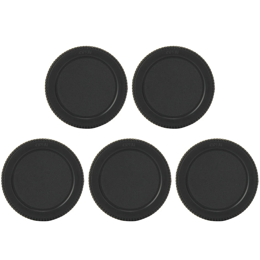 5Pcs Durable Plastic Rear Lens Cap Protective Cover Fits for M4/3 Mount Camera