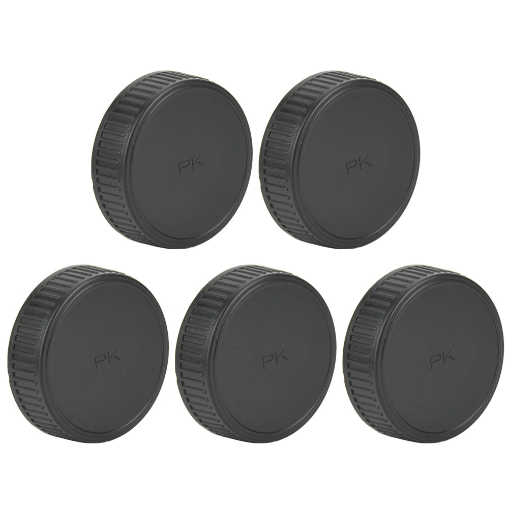 5PCS Plastic Rear Cap Protective Cover Fits for Pentax PK Mount SLR Camera Lens