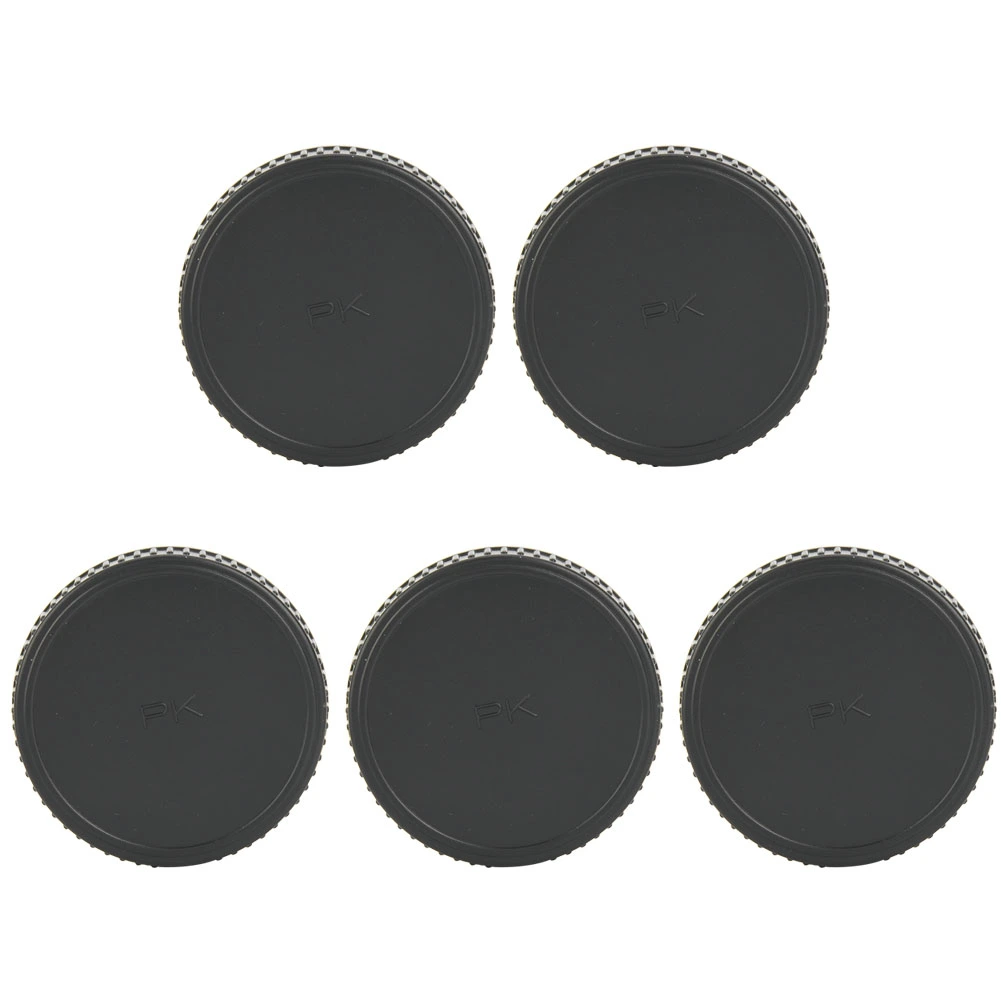 5PCS Plastic Rear Cap Protective Cover Fits for Pentax PK Mount SLR Camera Lens