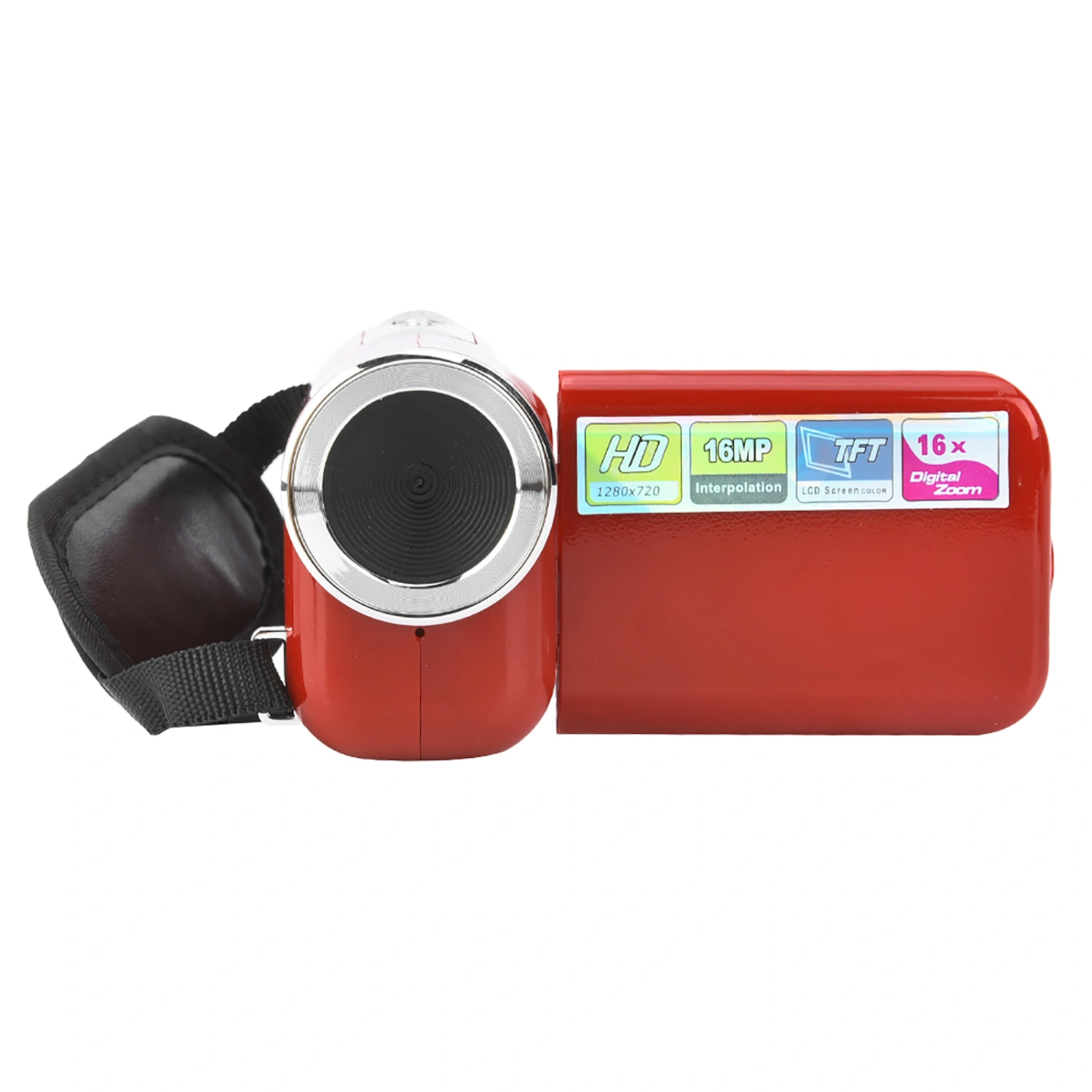 Portable Children Kids 16X HD Digital Video Camera Camcorder with TFT LCD Sceen Toy Red