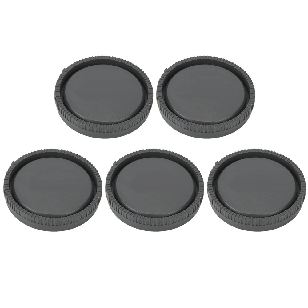 5Pcs Durable Plastic Rear Lens Cap Protective Cover Fits for Sony E Mount Mirrorless Camera
