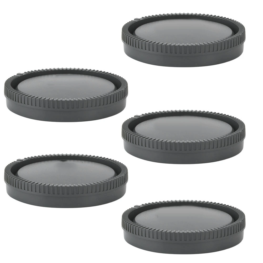 5Pcs Durable Plastic Rear Lens Cap Protective Cover Fits for Sony E Mount Mirrorless Camera