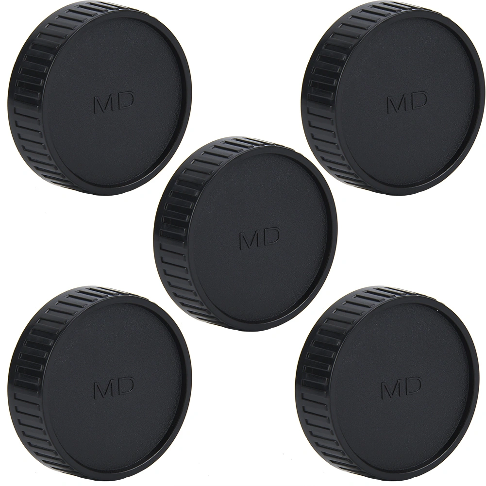 5PCS Plastic Rear Cap Protective Cover Fits for Minolta for Seagull MD Mount Camera Lens