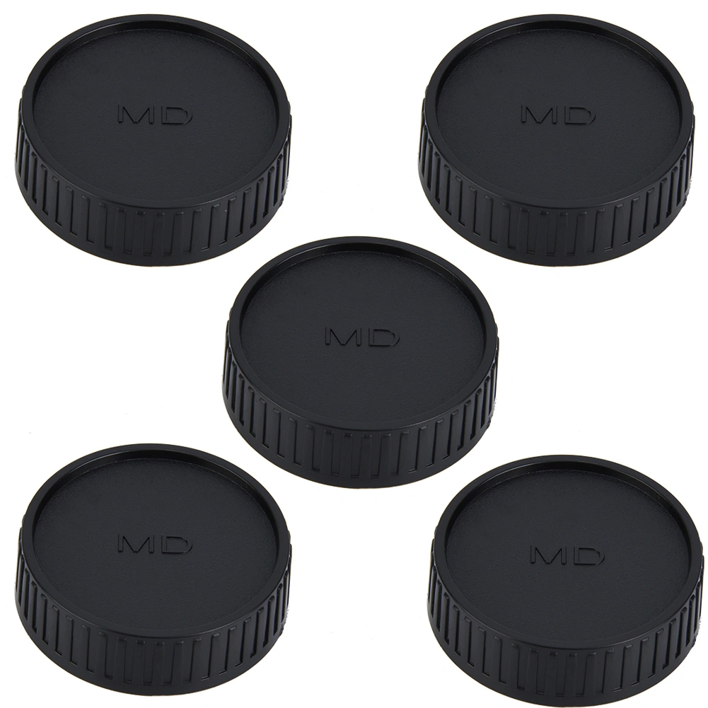 5PCS Plastic Rear Cap Protective Cover Fits for Minolta for Seagull MD Mount Camera Lens