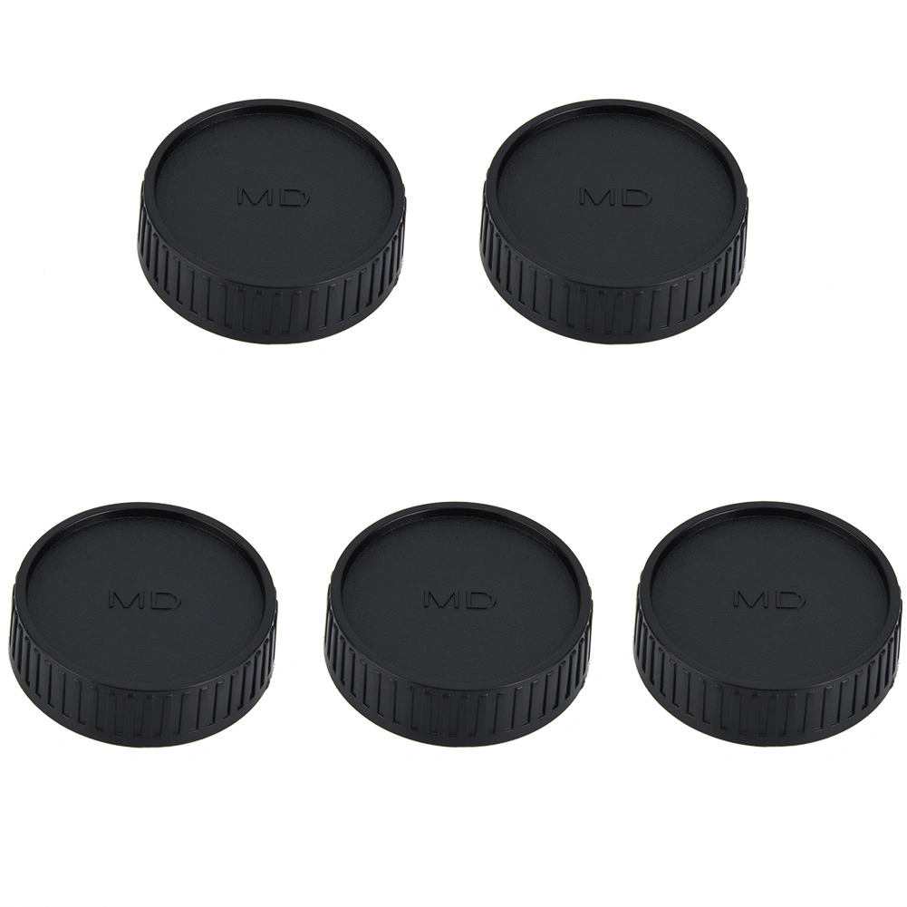 5PCS Plastic Rear Cap Protective Cover Fits for Minolta for Seagull MD Mount Camera Lens