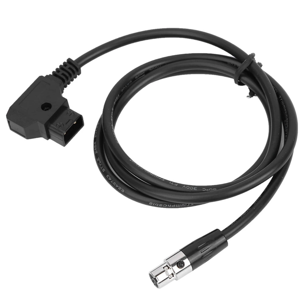 D tap Male to Female Mini XLR 4 Pin Cable Power Supply Adapter for VFM 5.6" Monitor