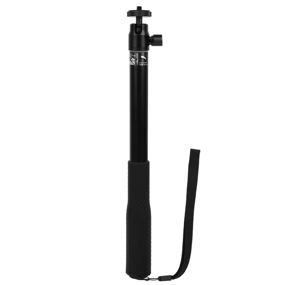 12inch 3 Section Aluminum Alloy Multifunction Monopod Extension Rod 1/4 Screw Hole