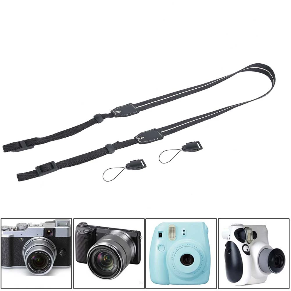 Universal Adjustable Camera Shoulder Neck Belt Strap for SLR DSLR Cameras (LA-409)