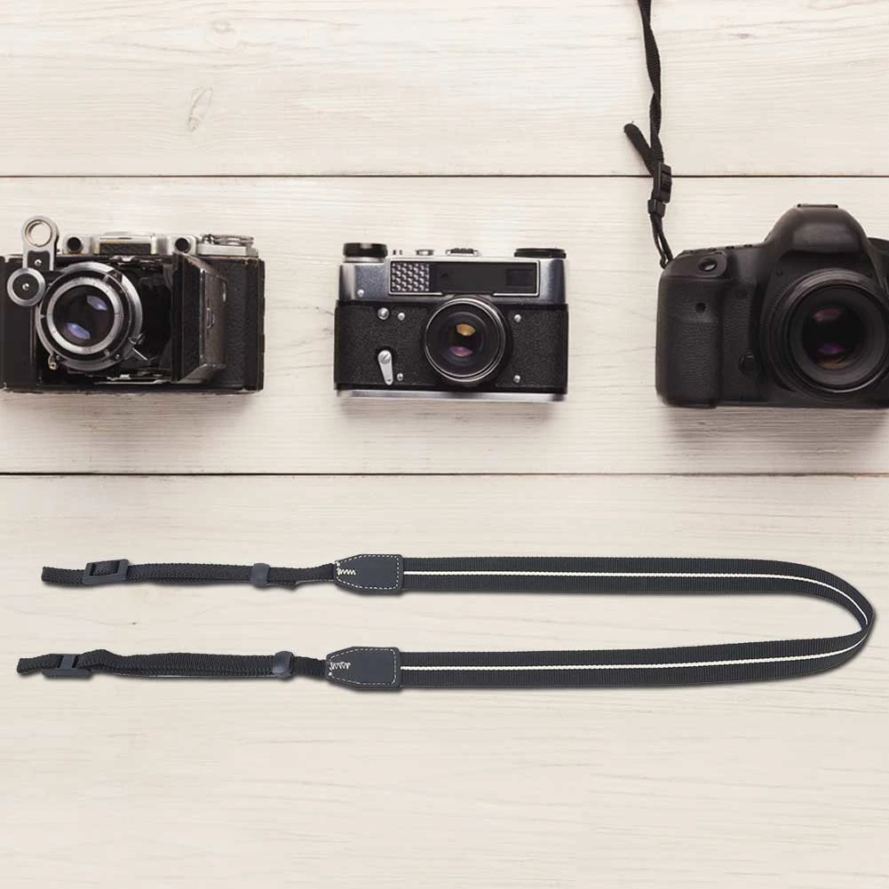 Universal Adjustable Camera Shoulder Neck Belt Strap for SLR DSLR Cameras (LA-409)