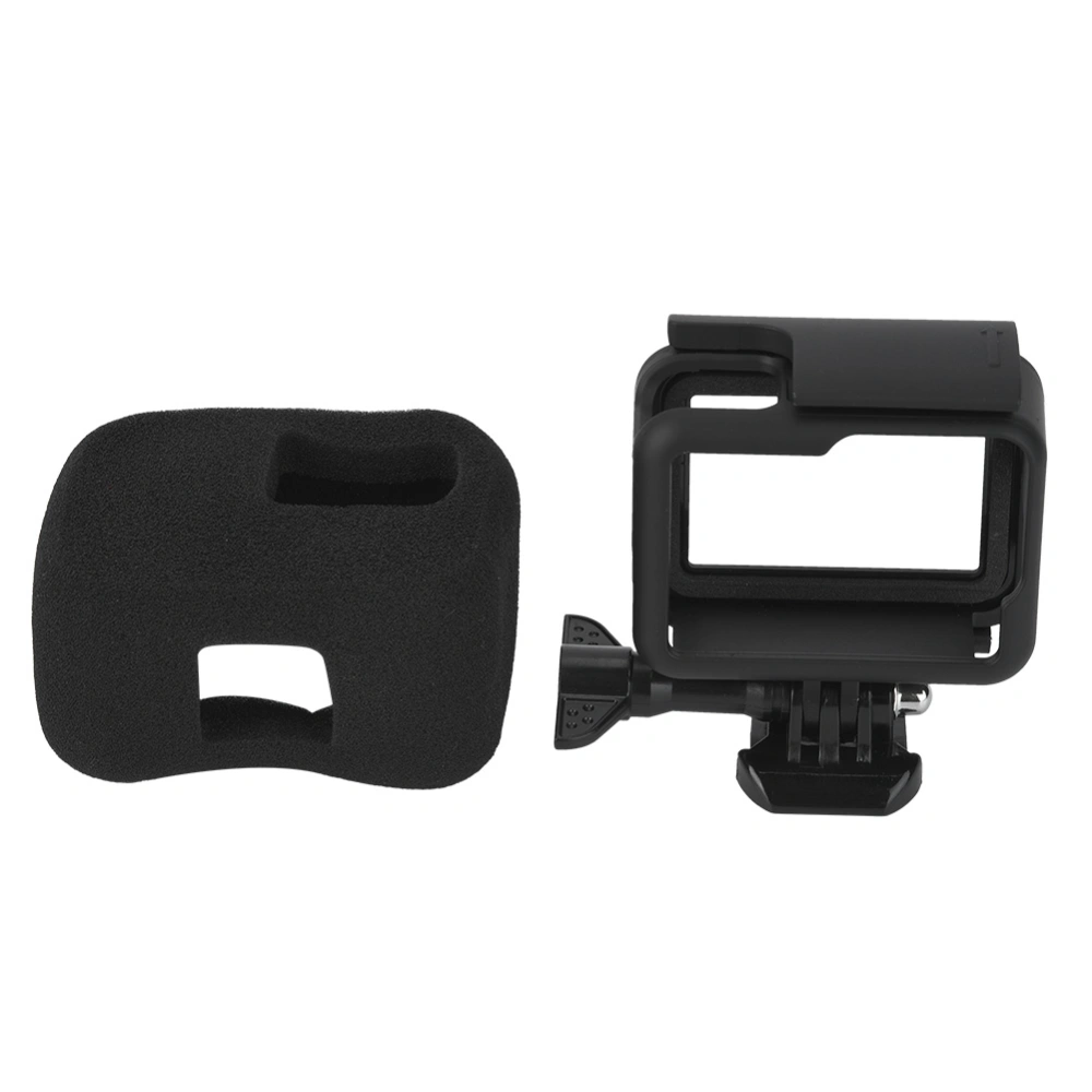 Protective Frame Housing Case Windscreen Foam Cover For Gopro Hero 7 6 5 Camera