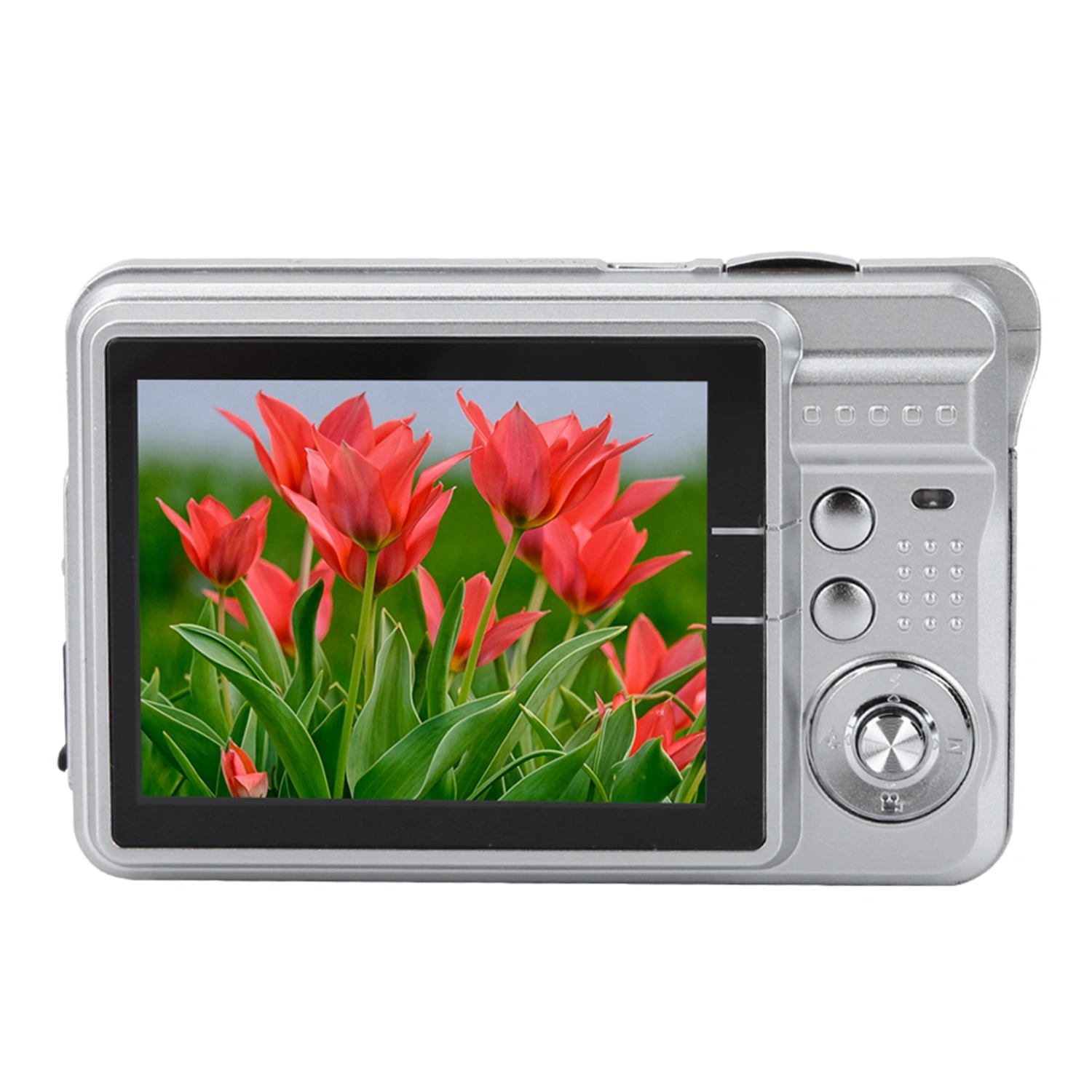 2.7 Inch Screen HD Children Toy Digital Video Camera Kids with Battery(silver)