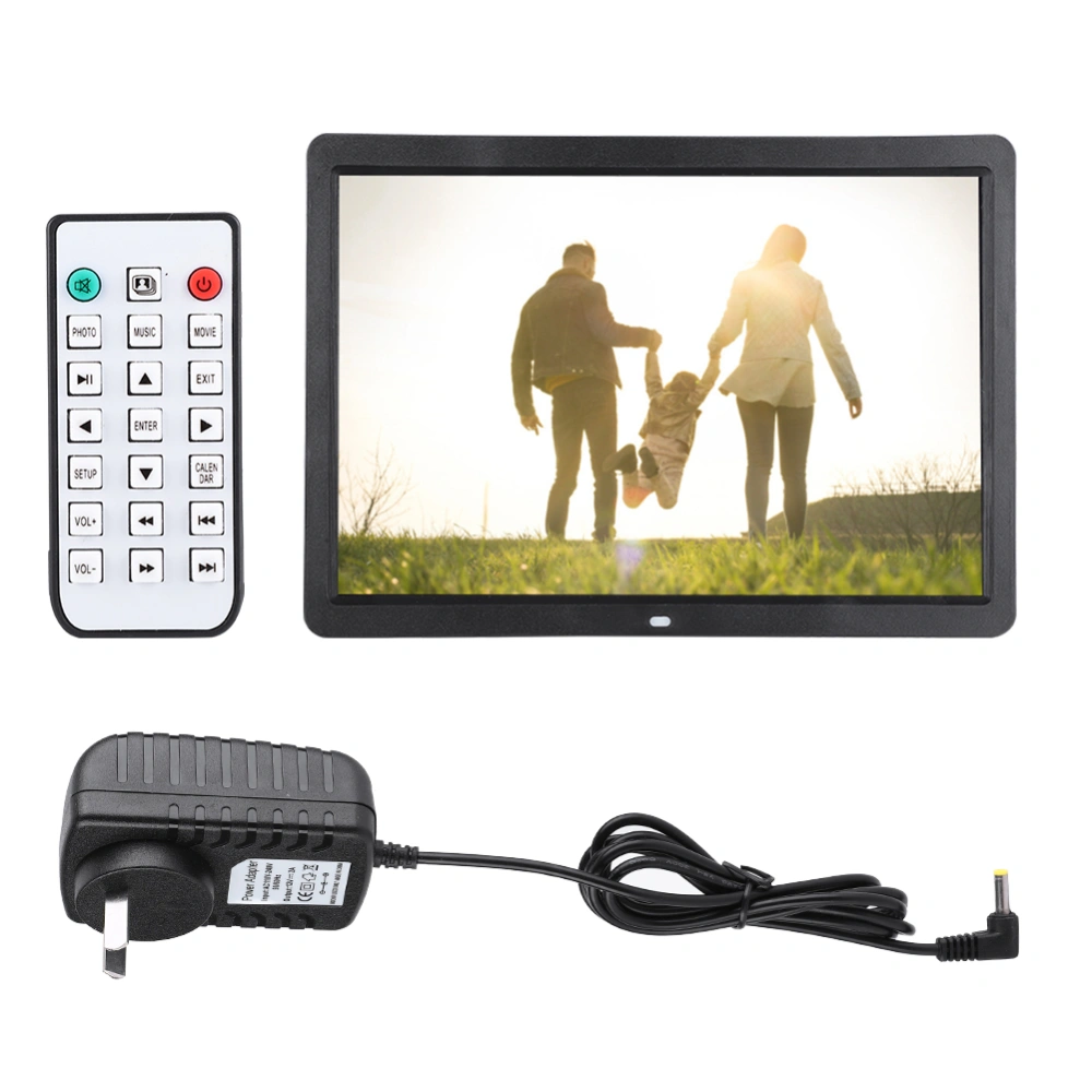 15.4" Multifunction 1280*800 Digital Photo Frame with Remote Controller (BlackAU)