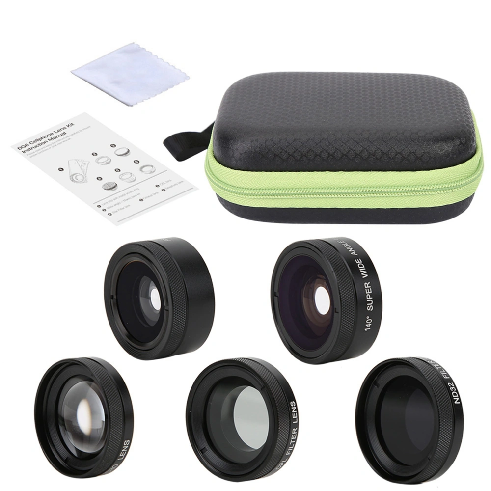 Fisheye Wide Angle Macro CPL Starlight 6‑in‑1 Set Phone Lens