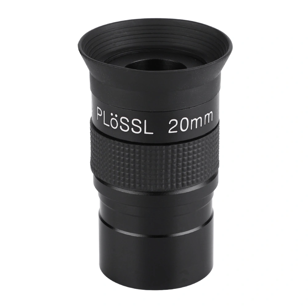 Full Metal 1.25" Plossl 20mm Long focus Eyepiece Lens for Astronomic Telescope