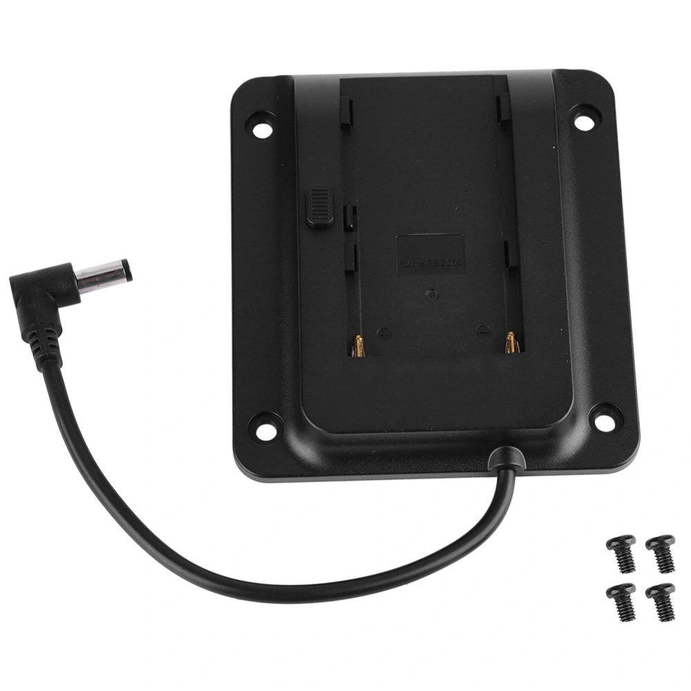 Battery Camera Adapter Plate for Sony NP-F970 F550 F770 F970 F960 F750 Batteries Accessory