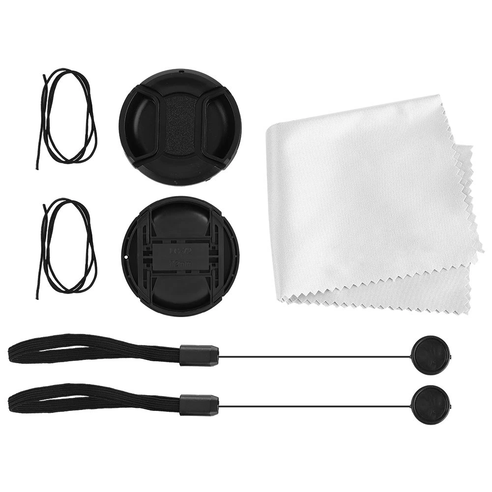 VBESTLIFE Anti Dust Protective Camera Lens Cover Cap with Anti lost String Rope for Canon 72mm