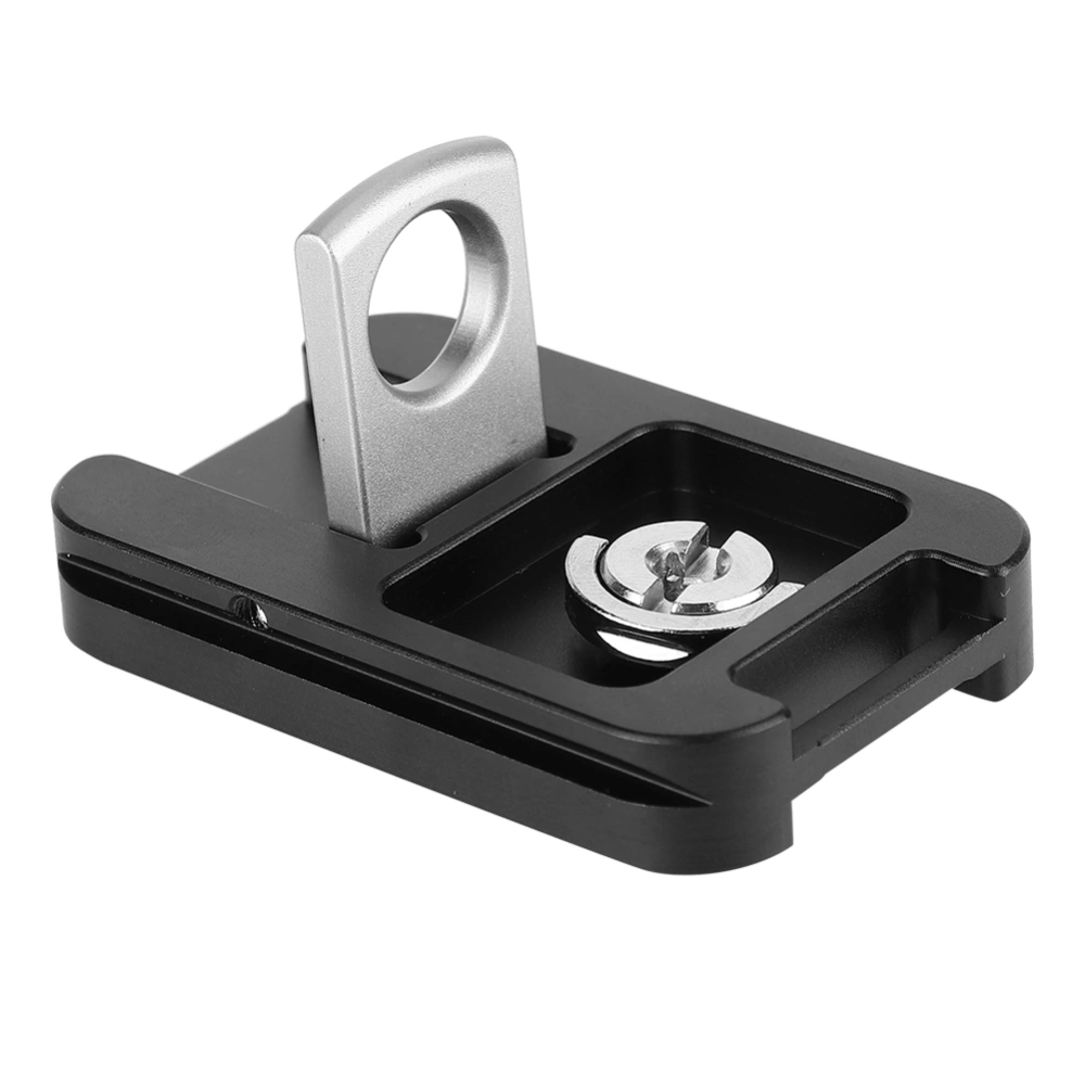 QR-60 Quick Release Plate 1/4" Screw Mount with Strap Buckle for ArcA Swiss Ball Head Tripod