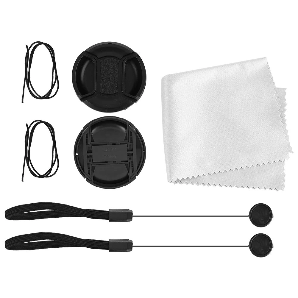 VBESTLIFE Anti Dust Protective Camera Lens Cover Cap with Anti lost String Rope for Canon 77mm