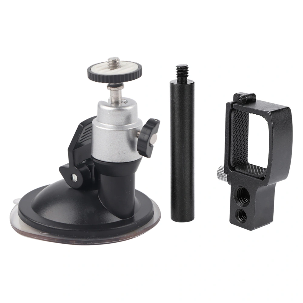 3/8 1/4 Car Holder Windshield Mount Bracket Stand+Suction Cup Set for DJI OSMO Pocket Camera