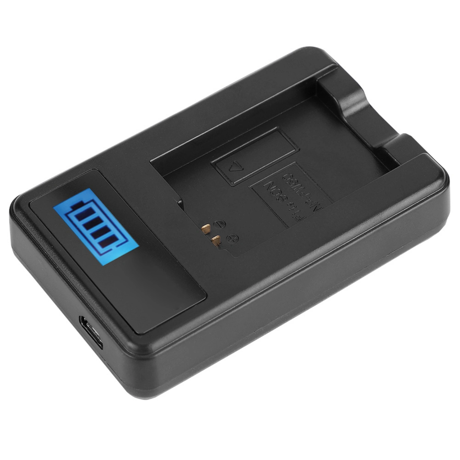NP-FW50 Battery LCD Single Charger for Sony Alpha A6000 A6300 A6500 A7r A7