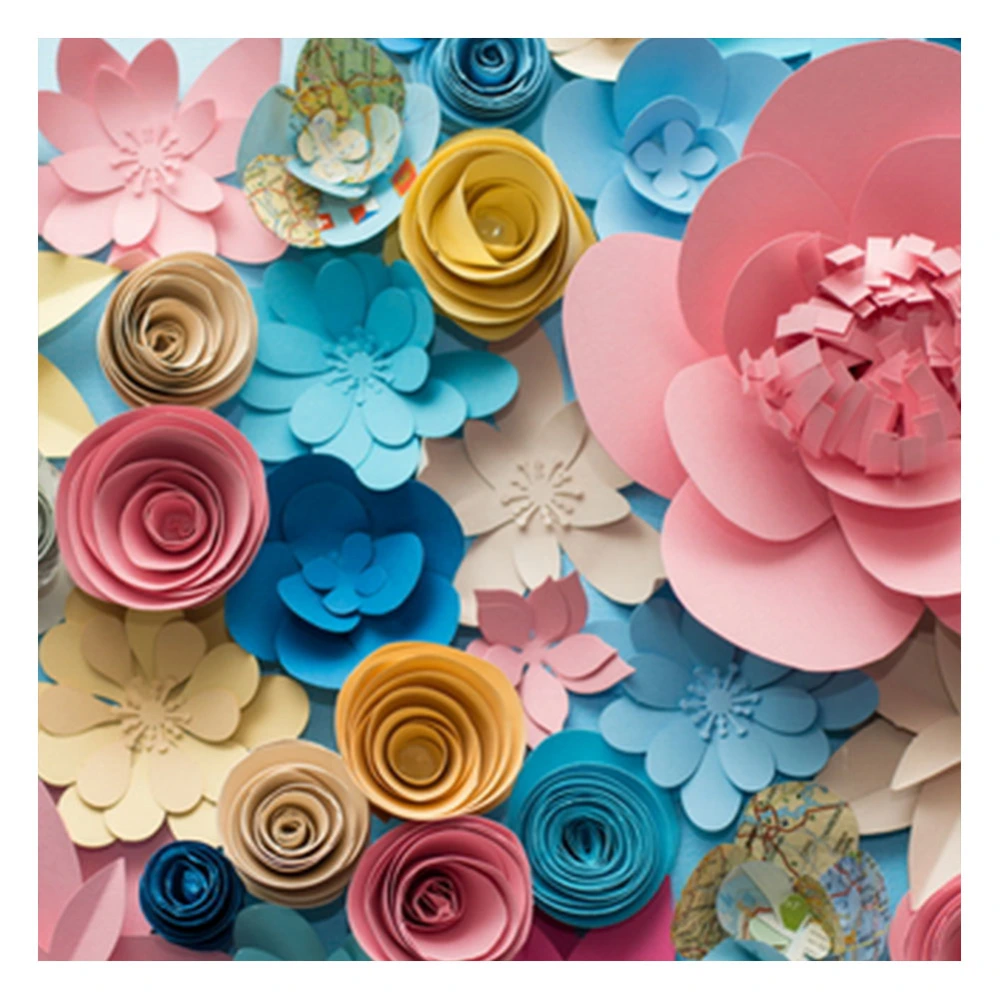 150cm Multicolor Flower Wall Baby Photography Backdrops Cloth Party Studios Decoration(HQ2)