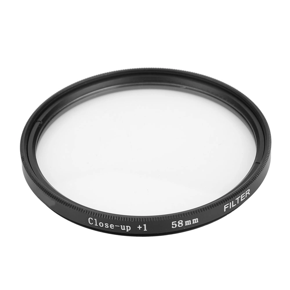 ZOMEI 58mm Close-up Lens Optical Glass Aluminum Frame Macro Filter for DSLR +1