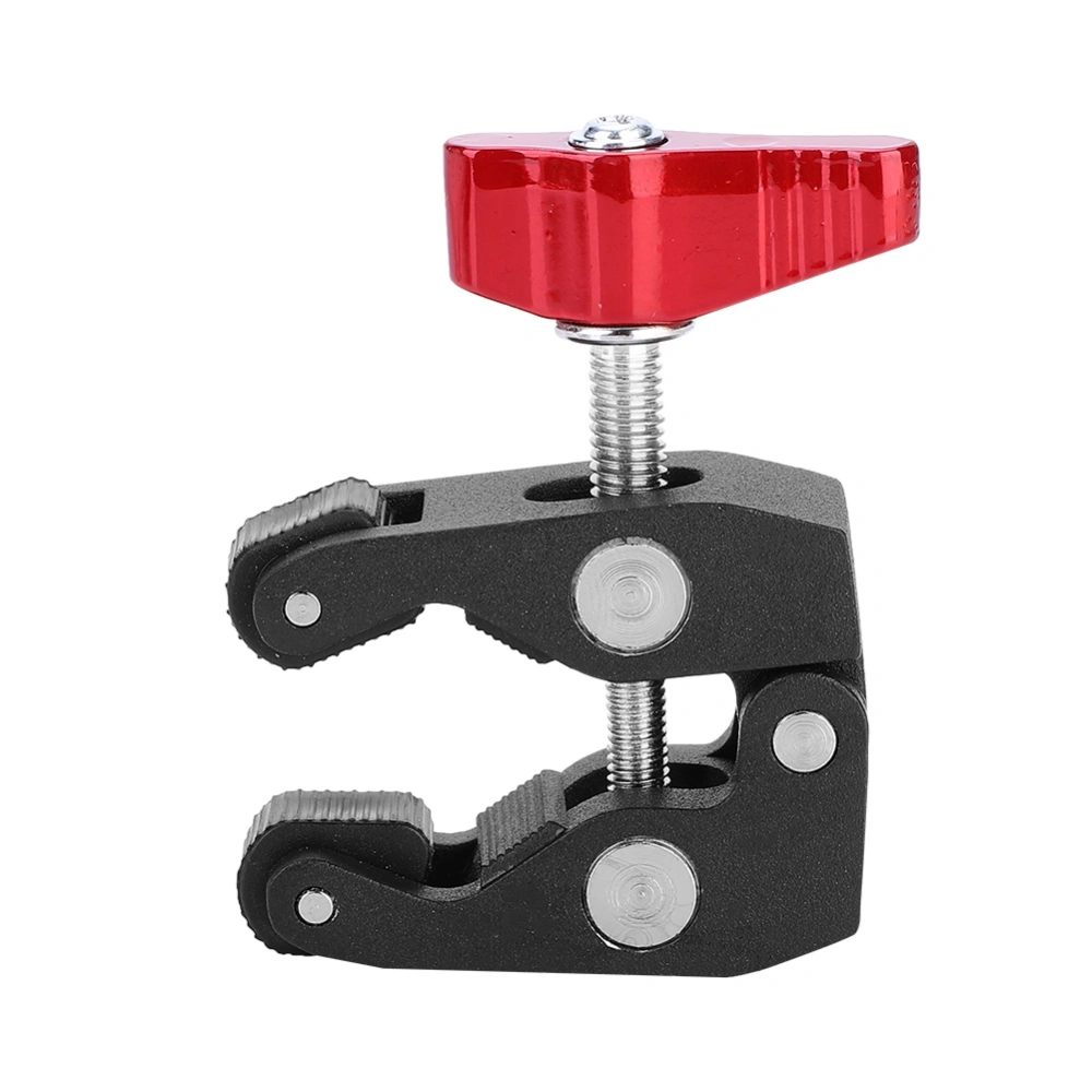 Aluminum Alloy Articulating Magic Arm Mount Clamp 1/4' & 3/8' Clip Photography Accessory