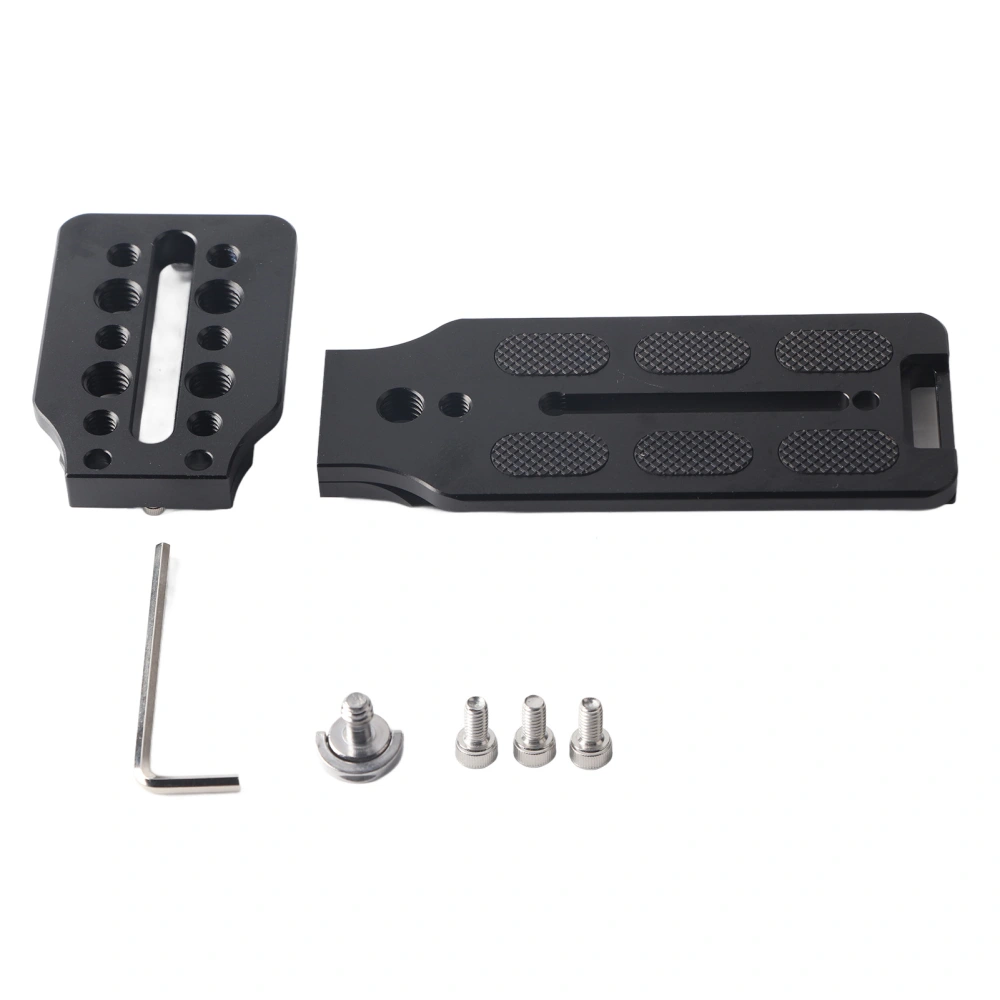 Aluminium Alloy Lightweight 1/4 Inch Screw Extension L Bracket Support for Camera Stabilizer