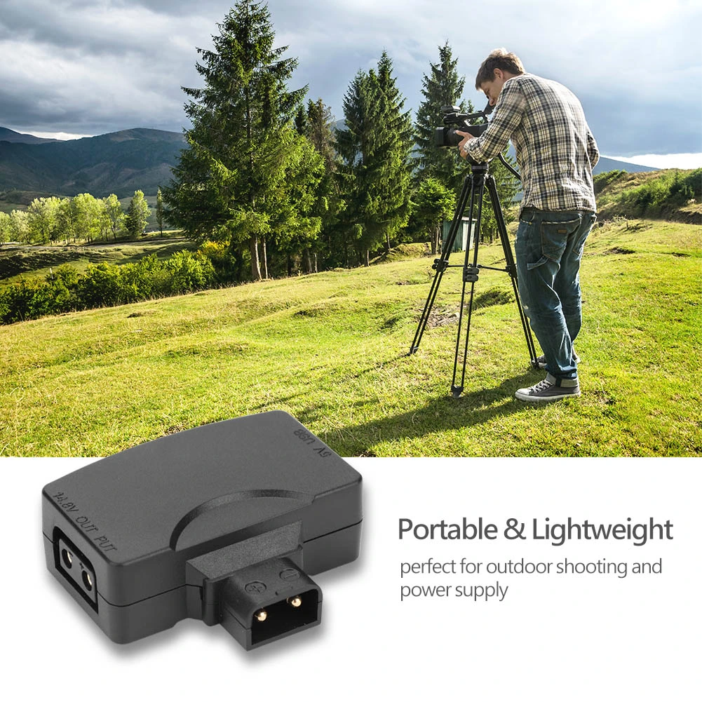 D Tap to 5V USB Adapter Connector for V Mount Camcorder Camera Battery for BMCC