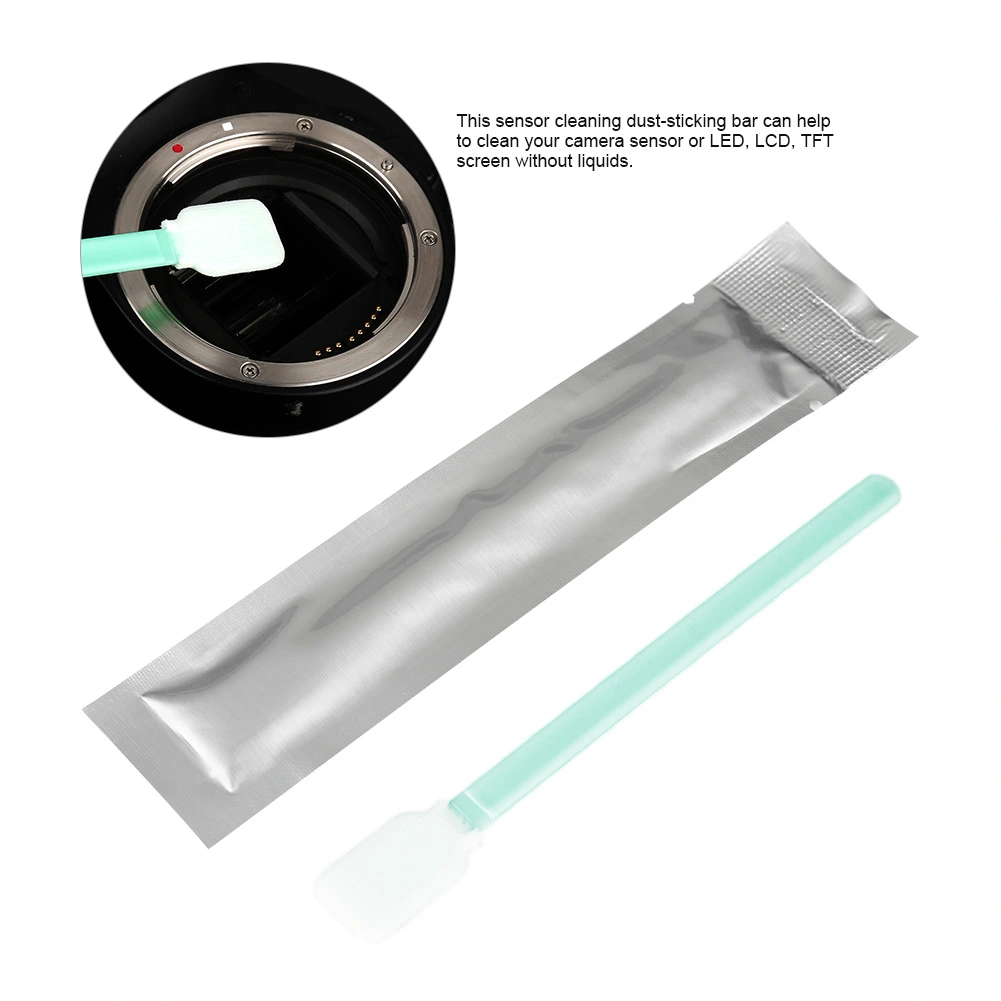 6Pcs CMOS CCD Sensor Cleaner Swab Cleaning Sticky Kit for DSLR Mirrorless Cameras