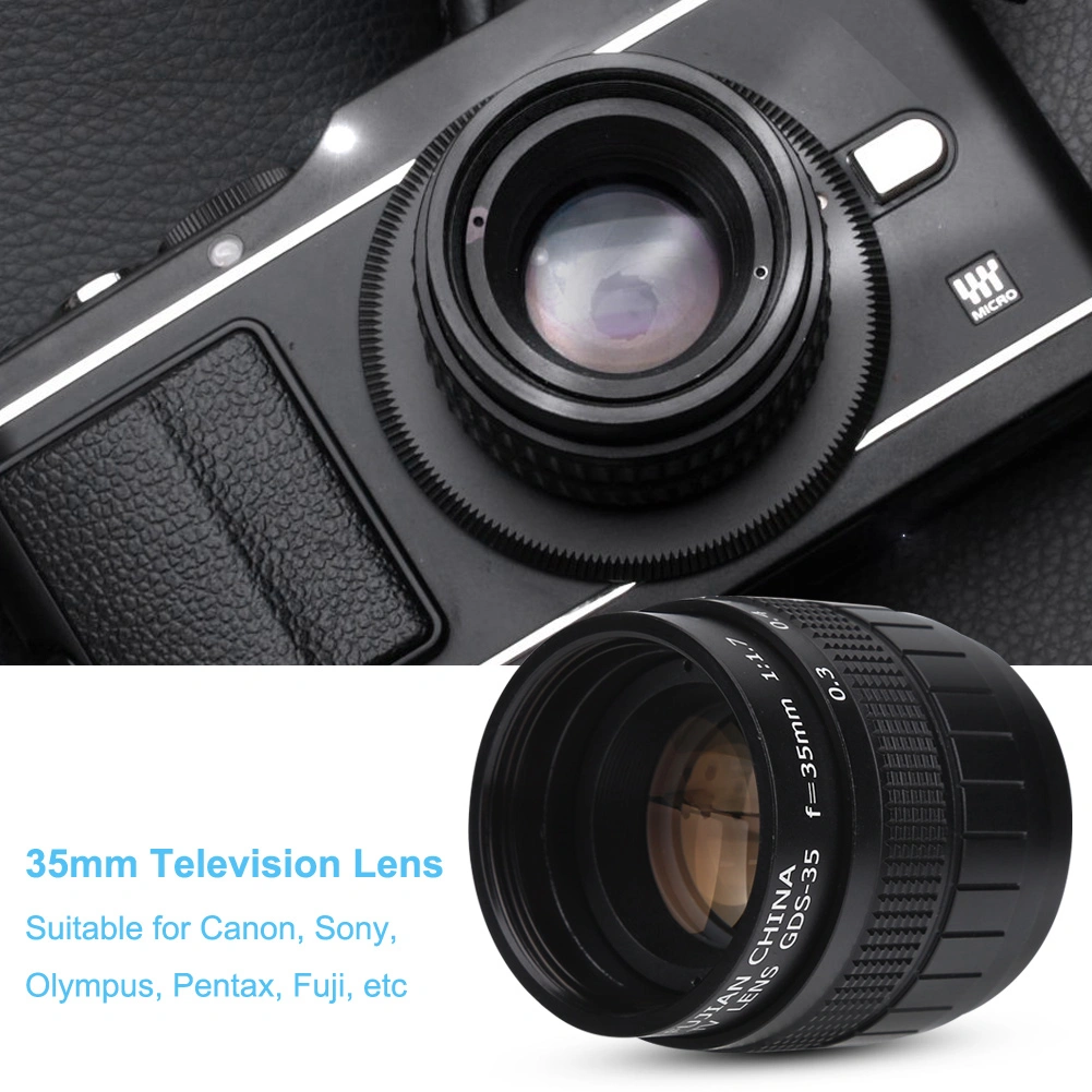 35mm f/1.7 Closed Circuit TV Television Lens Photography Camera Accessory