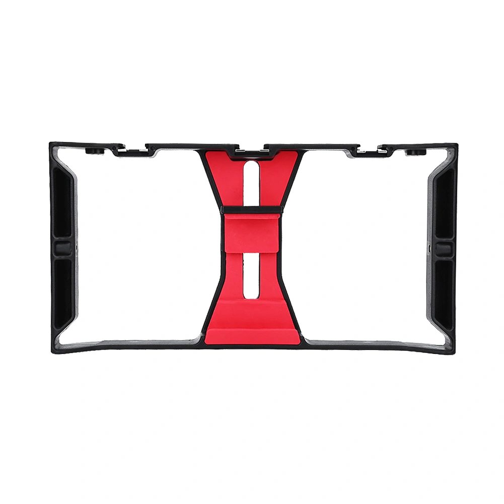 Portable Dual Hanlde Handheld Phone Adjustable Stabilizer Support Recording Rig