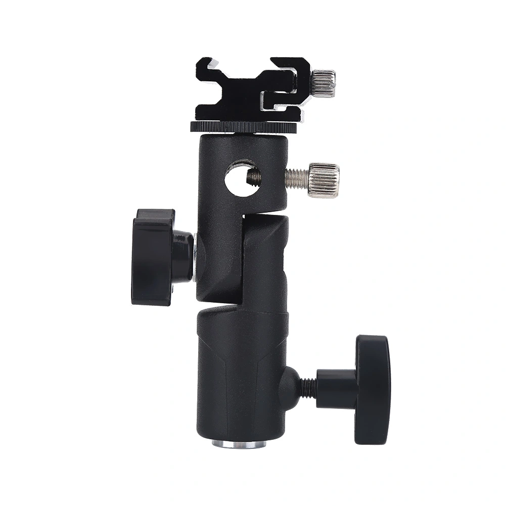 Aluminum Alloy E Type Flash Stand Bracket Hot Shoe Mount Adapter Umbrella Holder