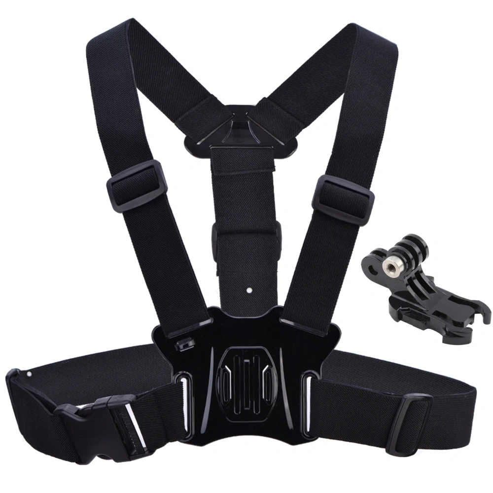 TELESIN Adjustable Body Chest Strap Mount Harness Belt for Gopro Hero 5/4/3+/3 Sport Camera