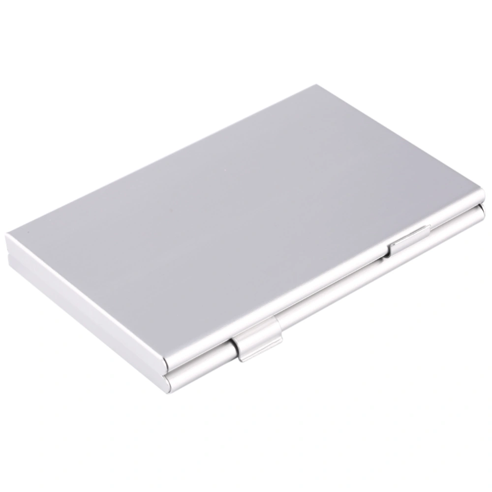 Portable Aluminum for 6pcs SD Memory Cards Storage Box Case Holder Protector Easy Carry