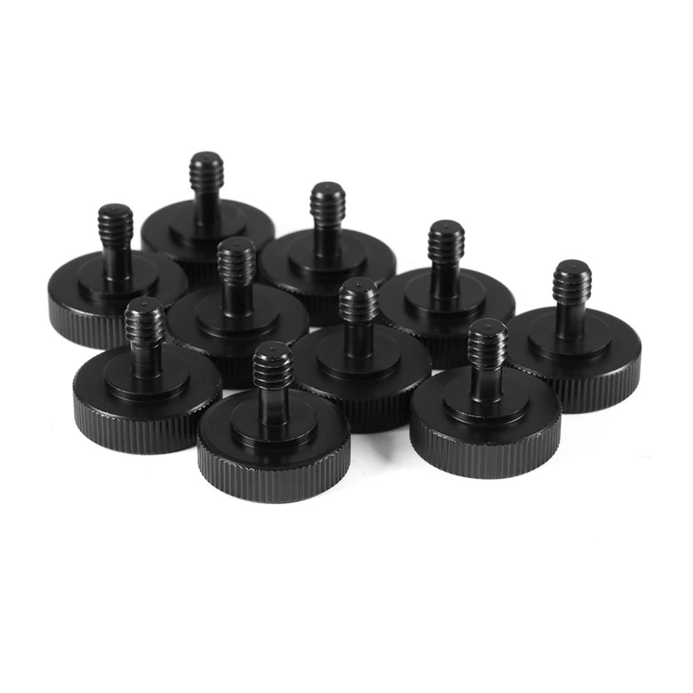 New Black 1/4" Male to 1/4" Female Screw Adapter For Camera Tripod Bracket Stand