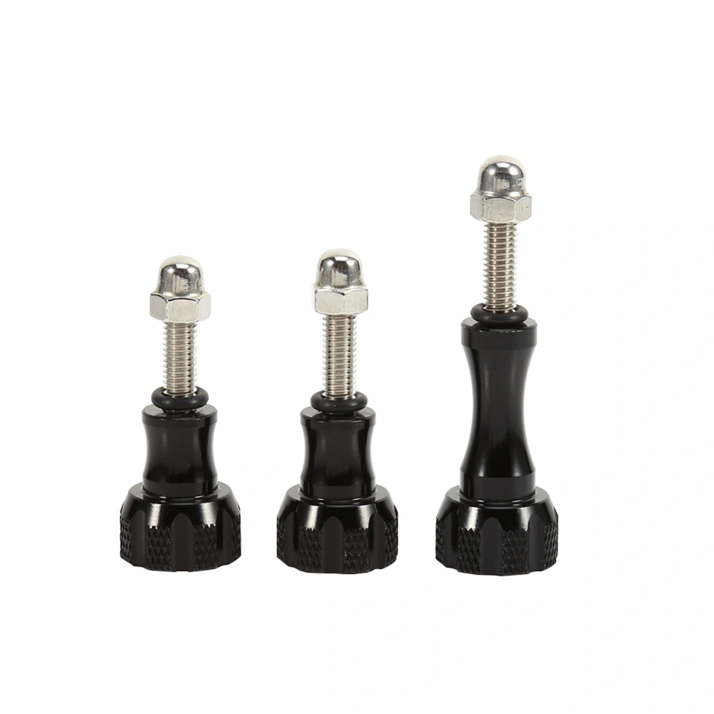 3Pcs Durable Thumb Knob Fixing Screw Bolt Nut Set for Gopro Hero 4/3/3+/2 Camera