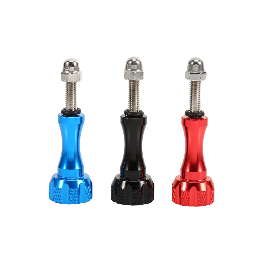 3 x Aluminum Stainless Thumb Knob Bolt Nut Screw Set for GoPro HD Hero 4 3 3+ 2