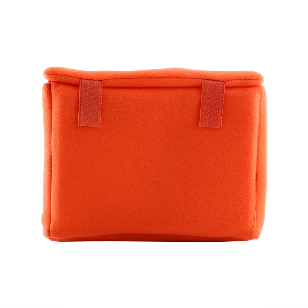 Insert Padded Camera Insert Bag DSLR Camera Inner Partition Protect Case Bag (orange)