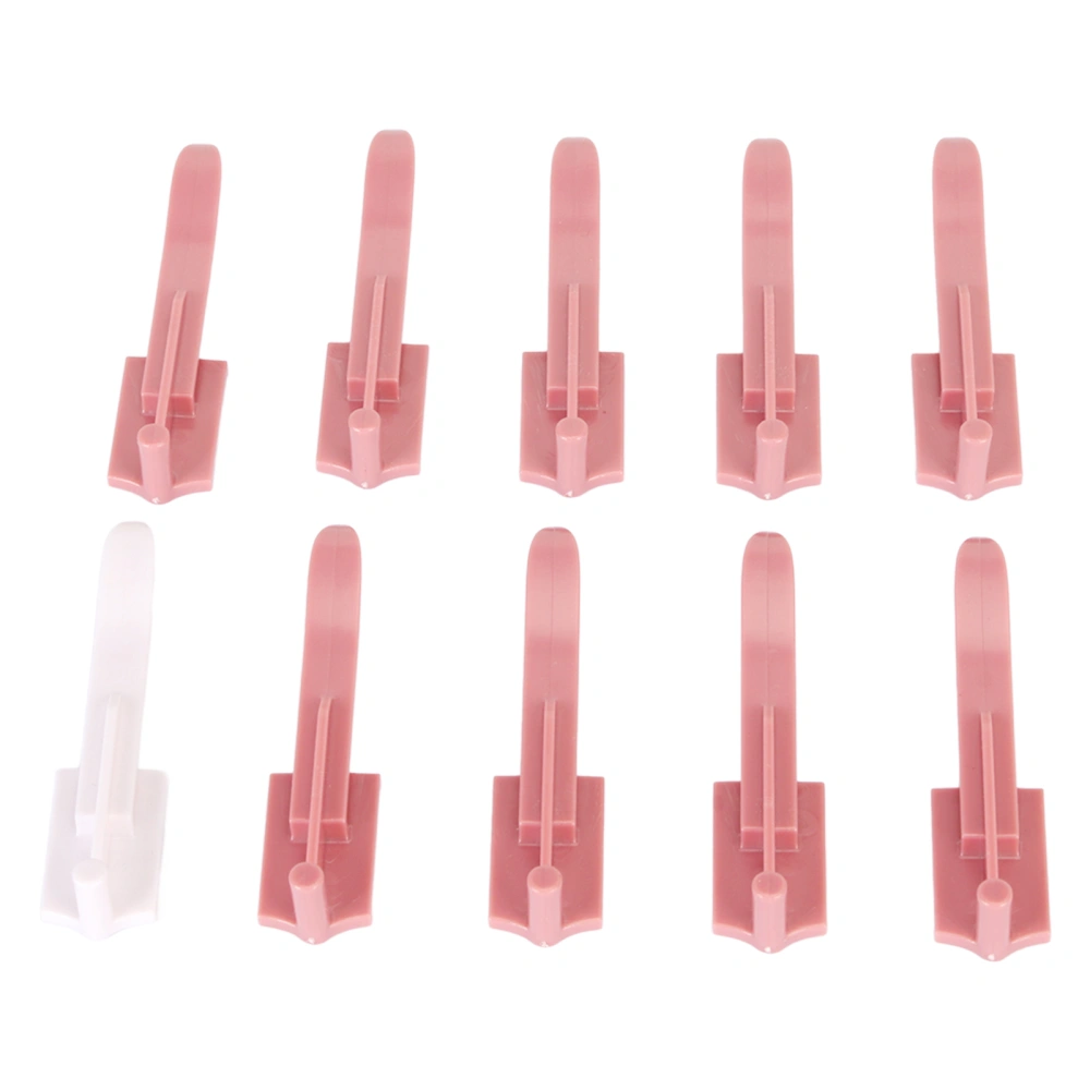 10Pcs Knitting Machine Needles Durable Plastic Easy Operation Stable Knitting Hanging Needles for Repair Replacement