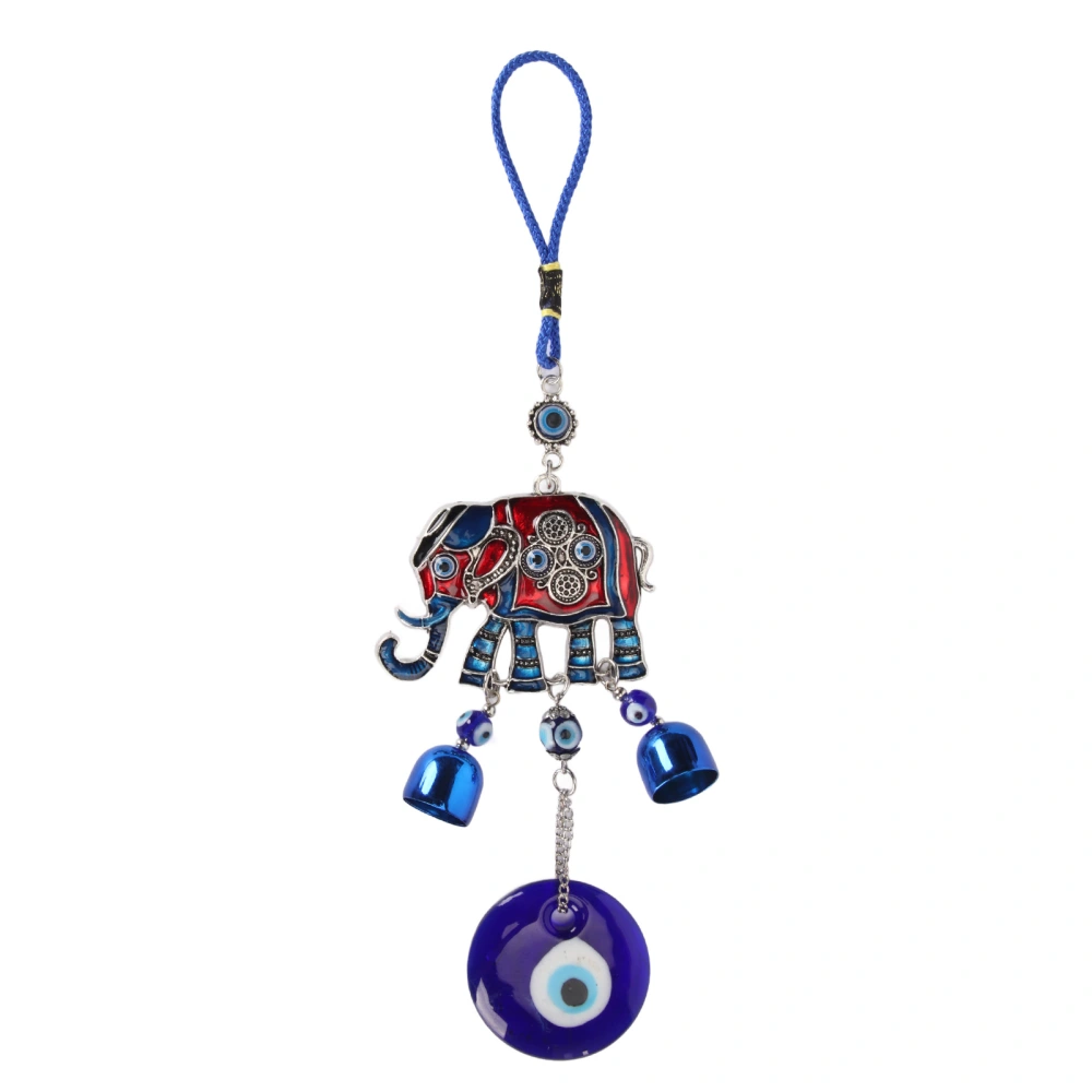 Blue Eye Elephant Hanging Ornament Exquisite Lucky Blue Eye Pendant Decoration for Car Home