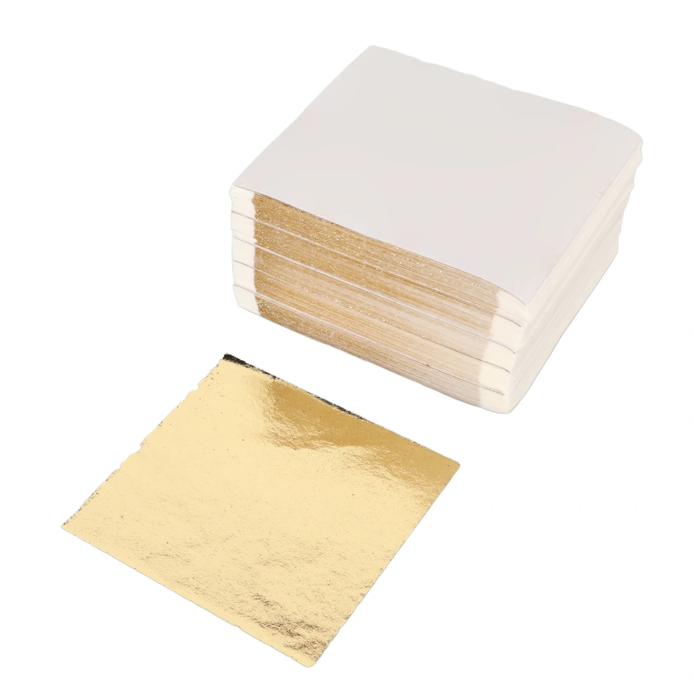 500pcs Gold Leaf Sheets Fashion Multi Purpose Imitation Gold Leaf for Arts Gilding Crafting Painting Decoration