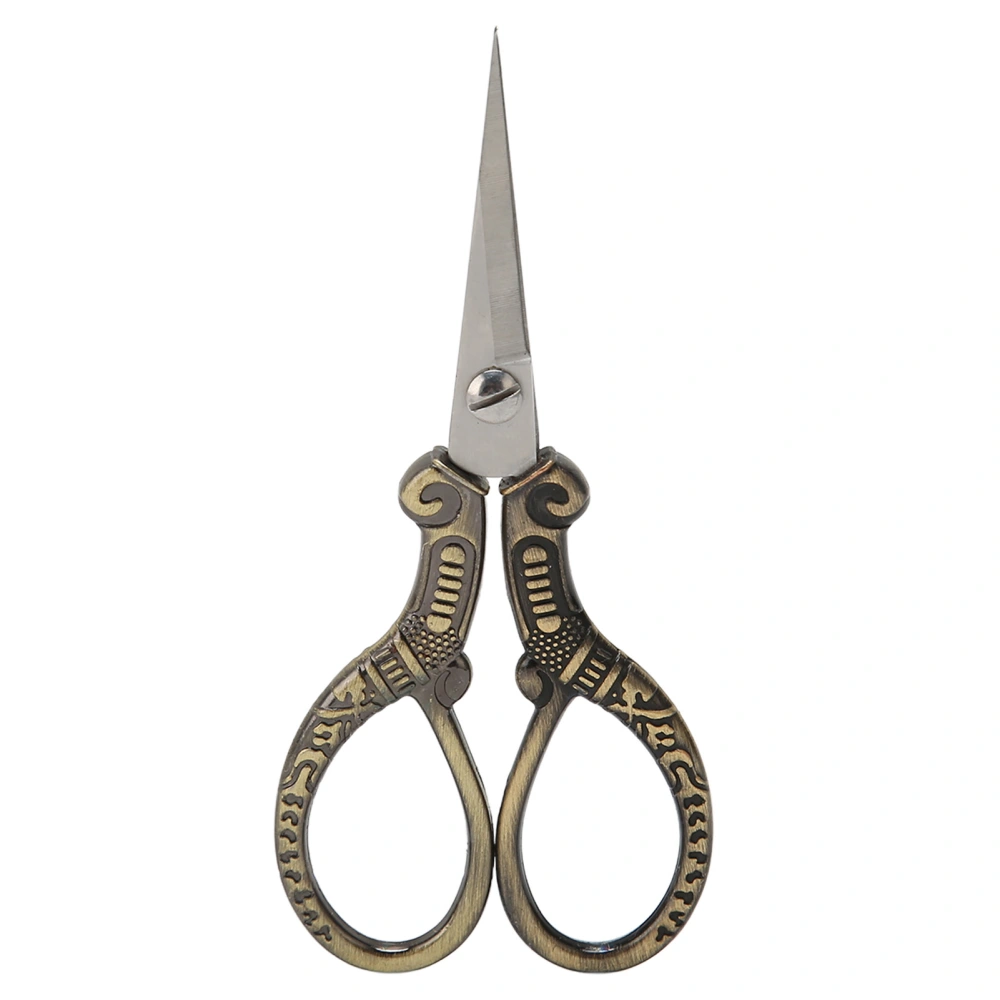 Embroidery Scissors Stainless Steel Vintage Small Portable Stitch Craft Scissors for Sewing DIY Tool