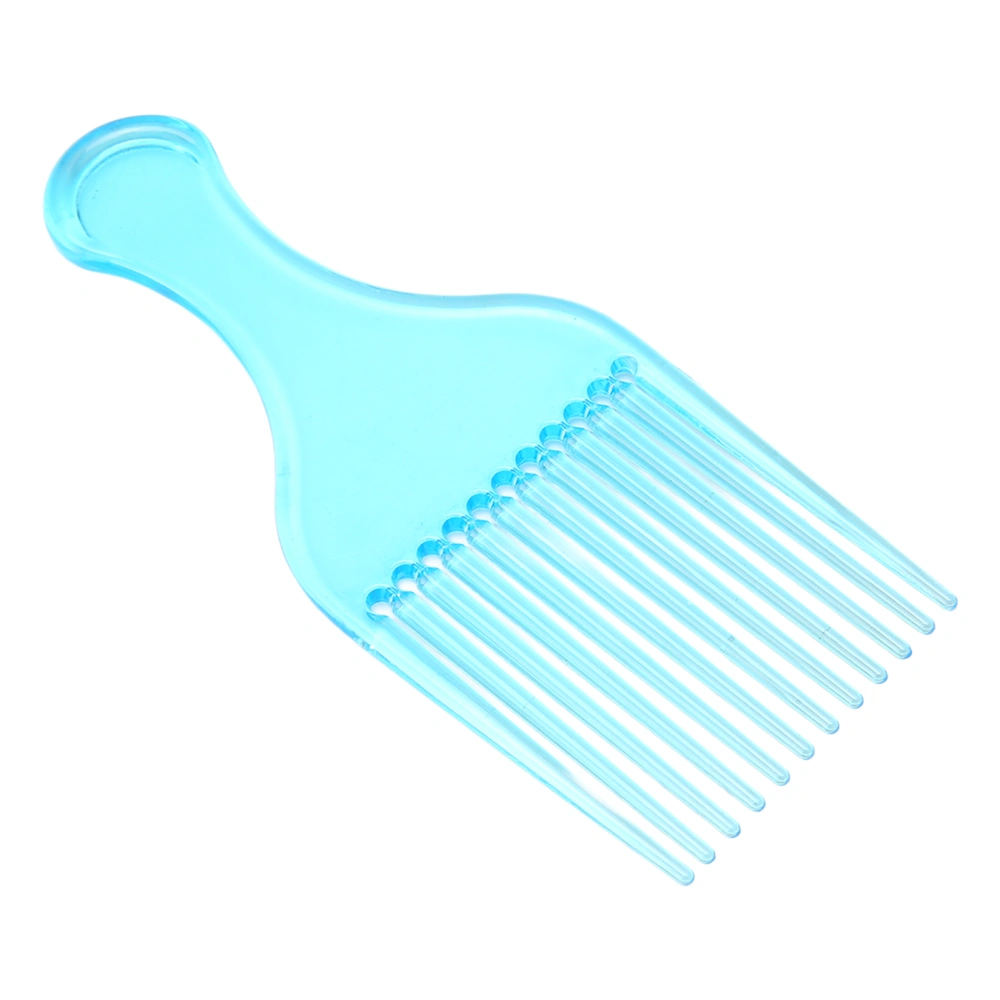 Tapestry Weaving Comb Comfortable Handle DIY Plastic Beard Comb Tapestry Weaving Tool for Hair Beard Blue