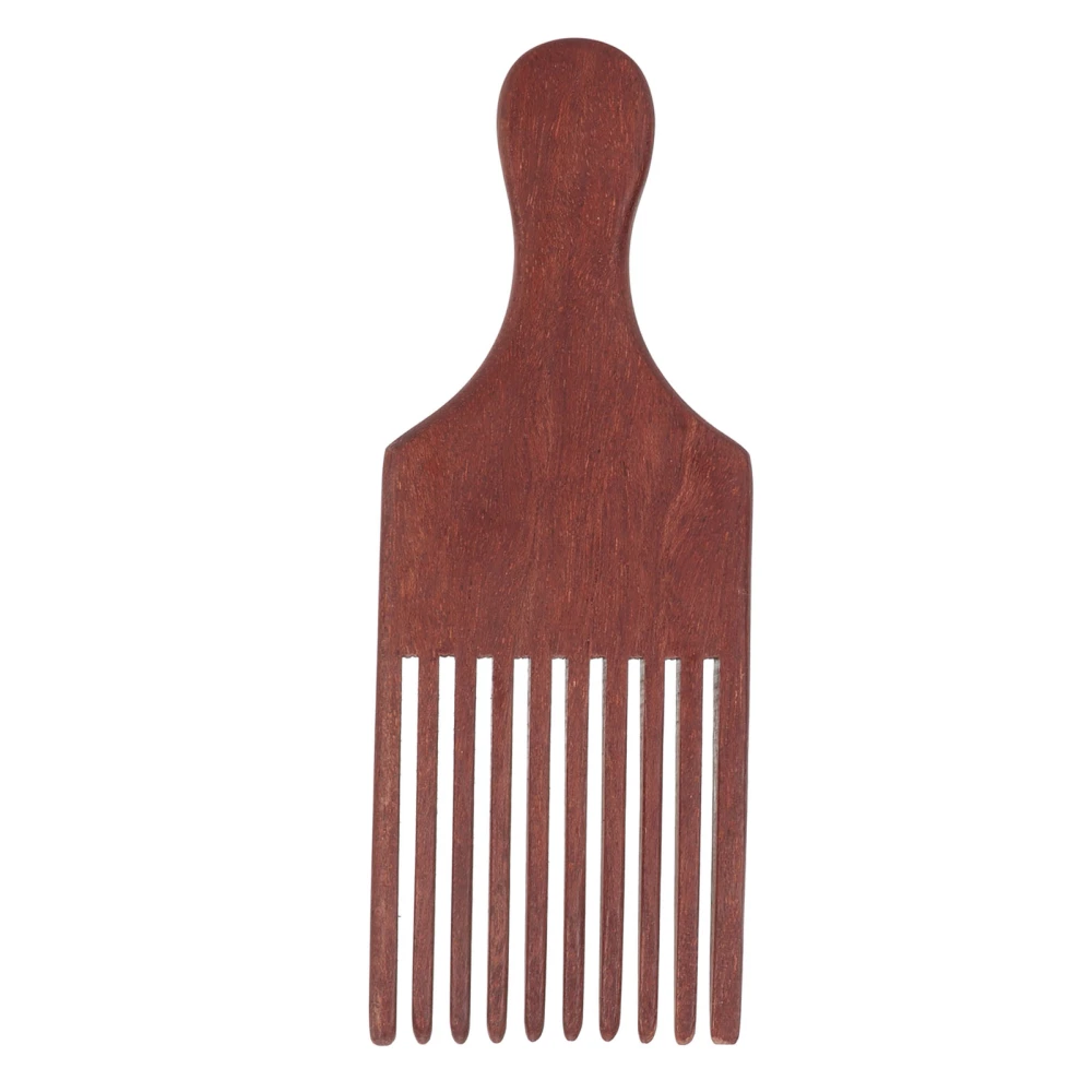 Wooden Comb Detangling Volumizing Styling Tool Afro Hair Pick for Thick Coarse Curly Hair