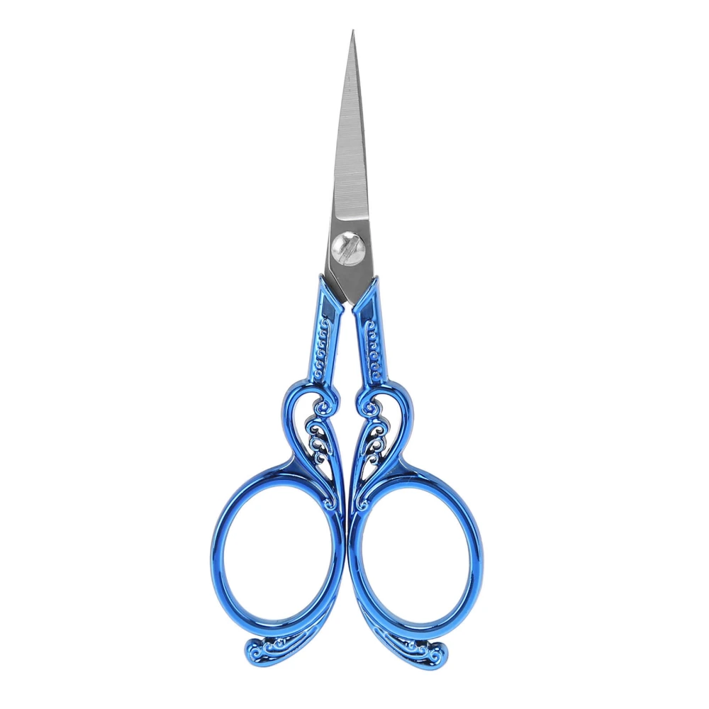 Embroidery Scissors Stainless Steel Retro Style High Hardness Portable Sewing Scissors for Knitting Needlework DIY