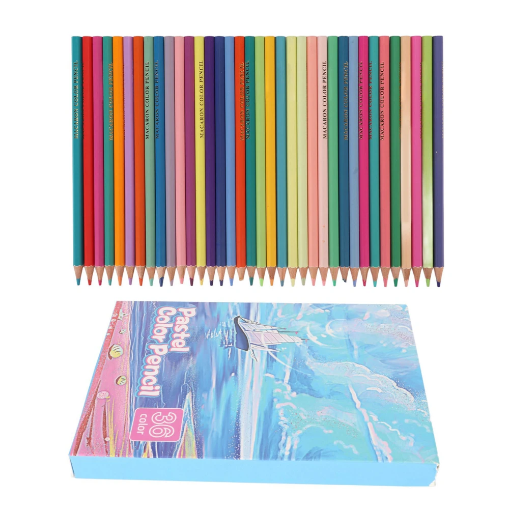 Colored Pencils Diverse Colors Pre Sharpened Bright Vibrant Solidwood Sketch Pencils for Kids Adults Beginners 36 Colors