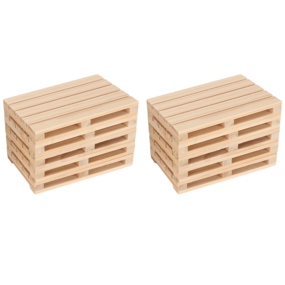 10pcs Rectangle Wooden Coasters DIY Hand Polished Skid Resistance Hollow Wooden Coaster for Coffee Table Office