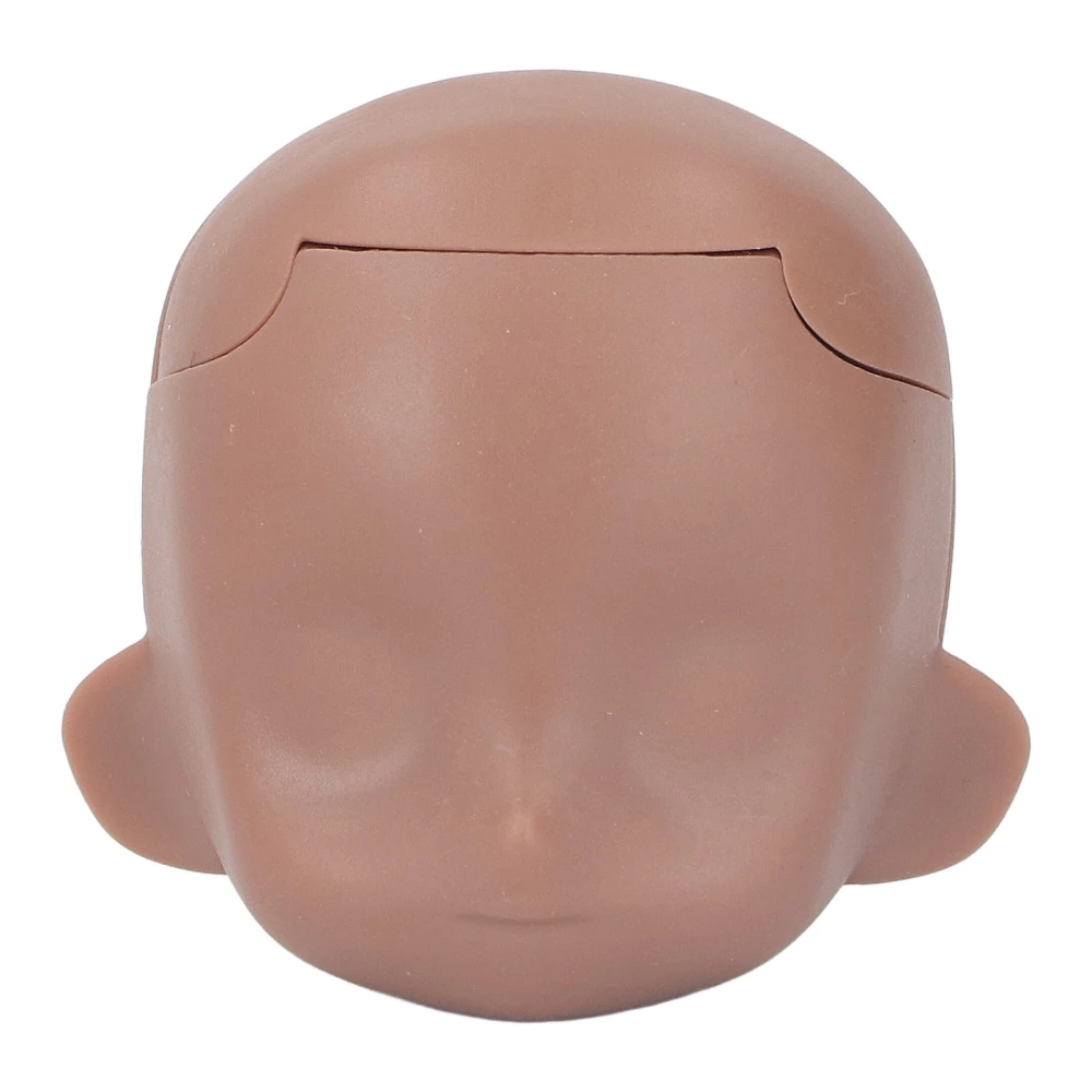 Blank Doll Head for 1/12 Ball Jointed Doll DIY Makeup Exquisite Removable Plastic Cement Doll Head