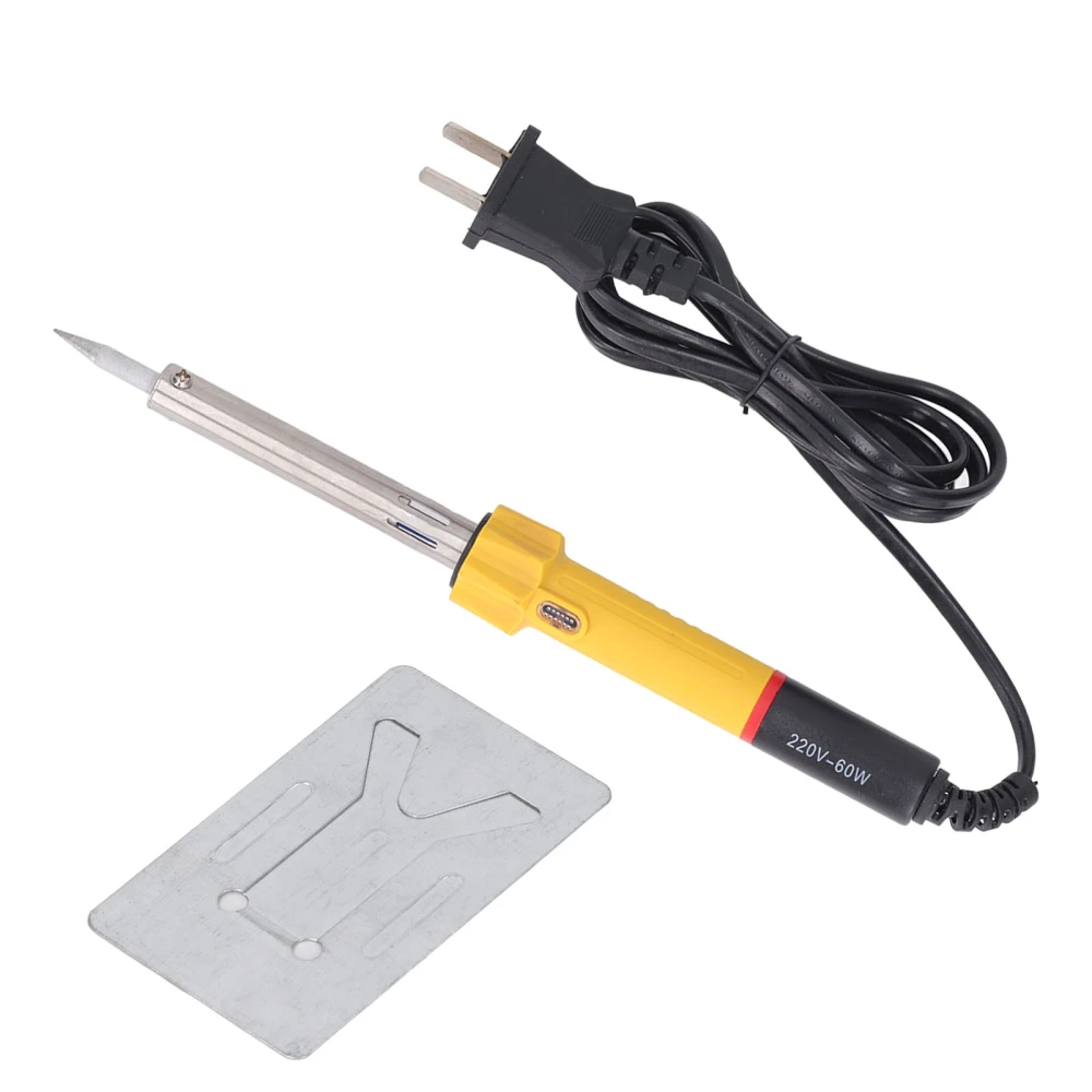 Soldering Iron Yellow 60W 2min Fast Heating Semi Auto 2 Power Mode Soldering Welding Iron for Repair DIY 110‑